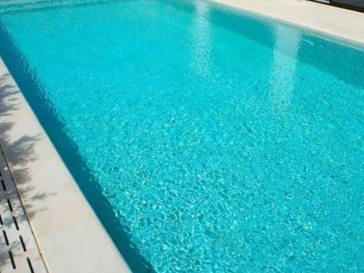 Beige Stone İzmir Villa Schwimmbad Projekt