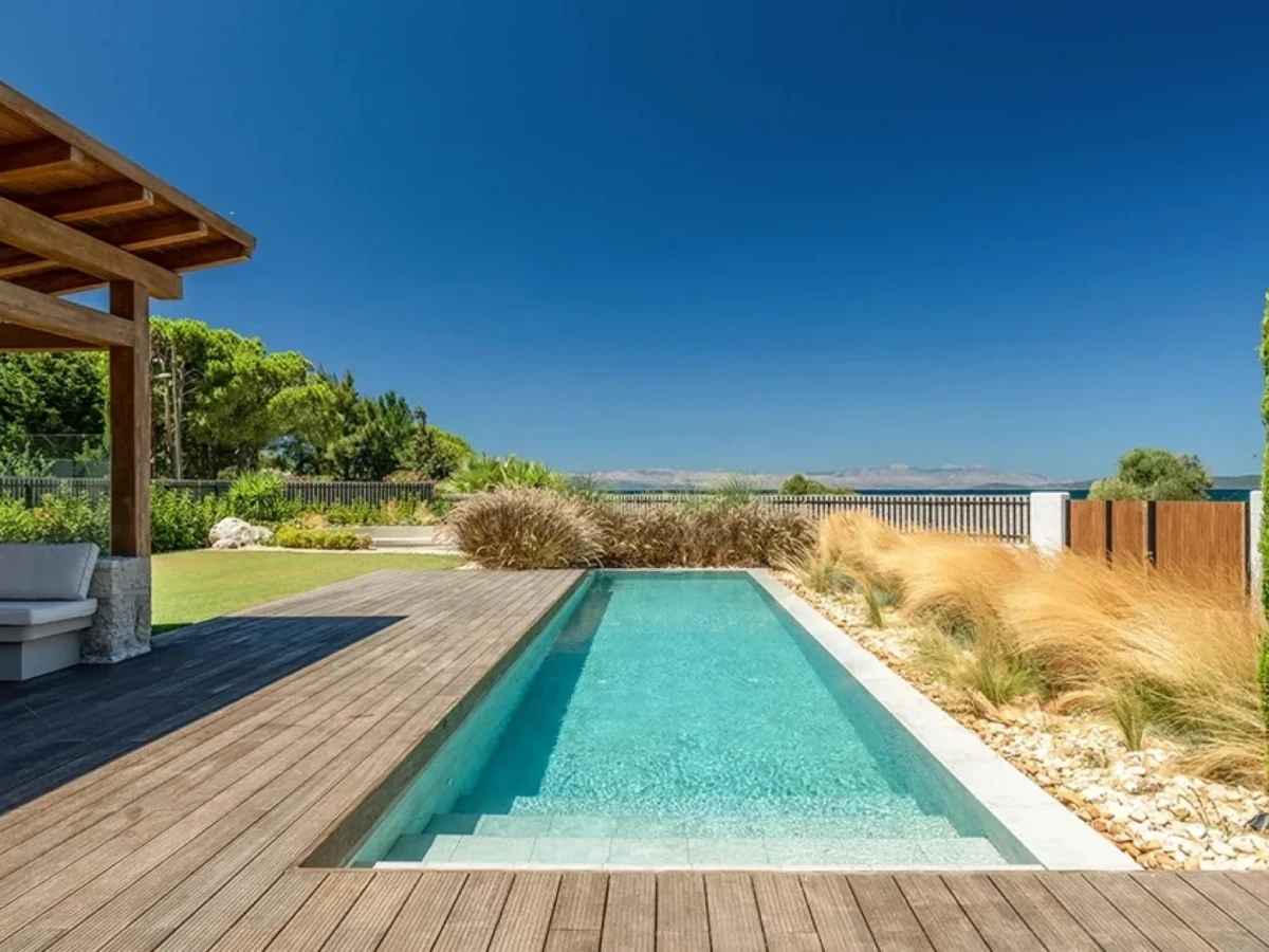 Antique Beige İzmir Çeşme Villa Pool Project