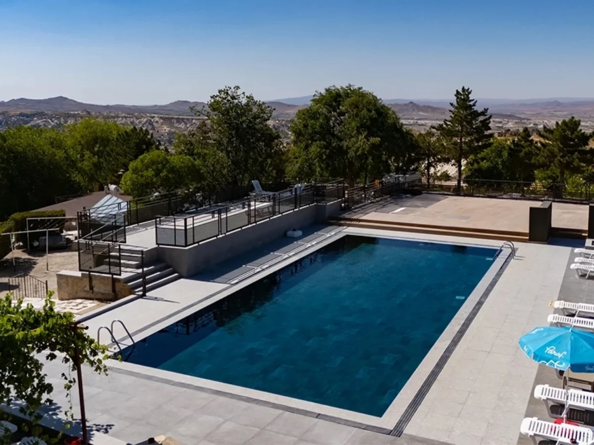 Kapadokya Kaya Camping Otel Havuzu Projesi