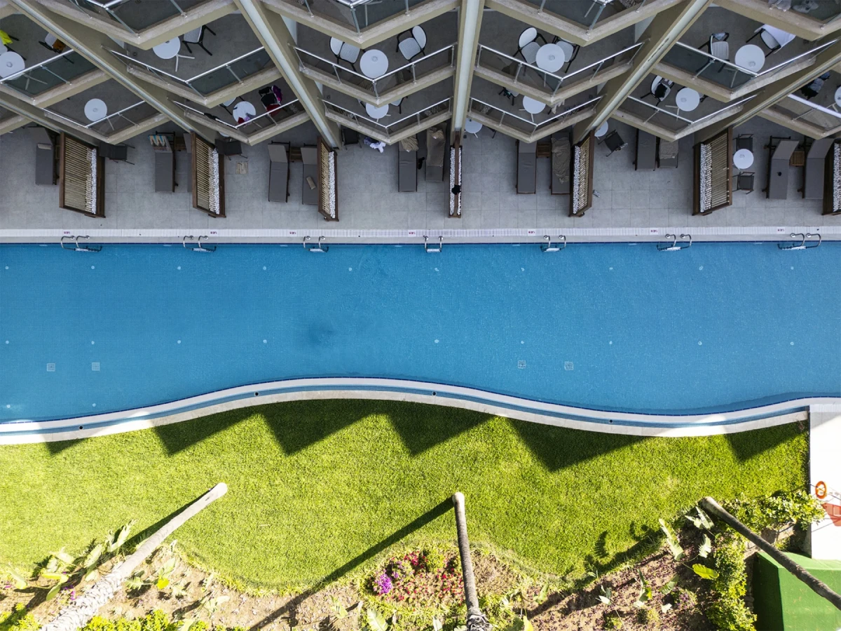 Dobedan World Palace Kemer Otel Havuzu Projesi