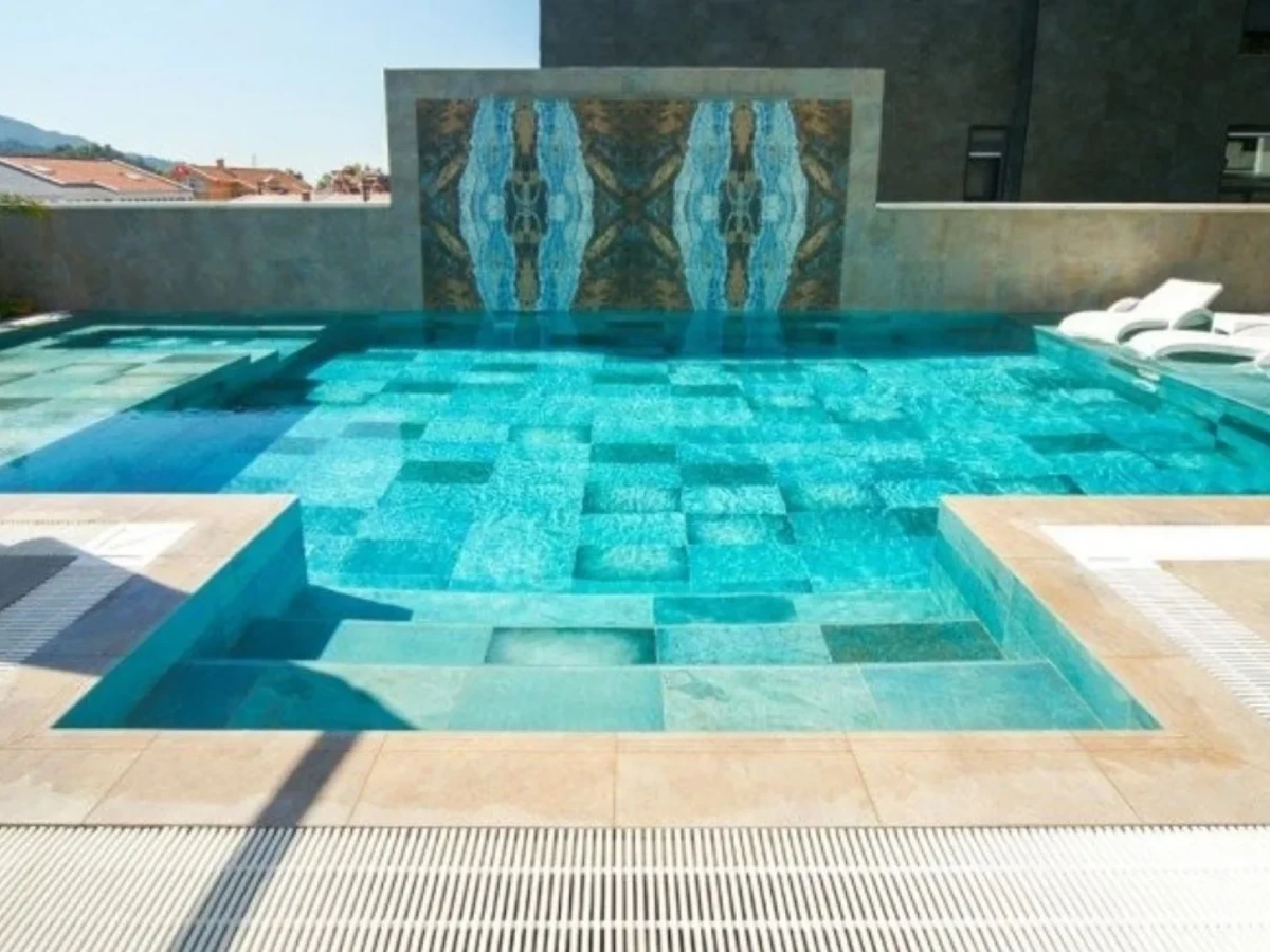 Projet De Piscine Et Terrasse Firuze Mix Muğla