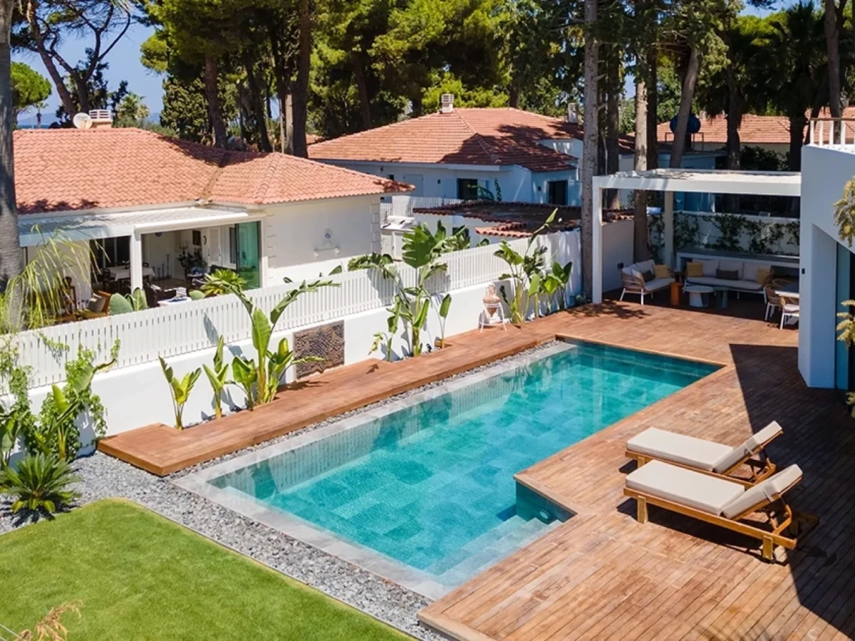 Antique Grey İzmir Şantiye Evleri Villa Havuzu Projesi