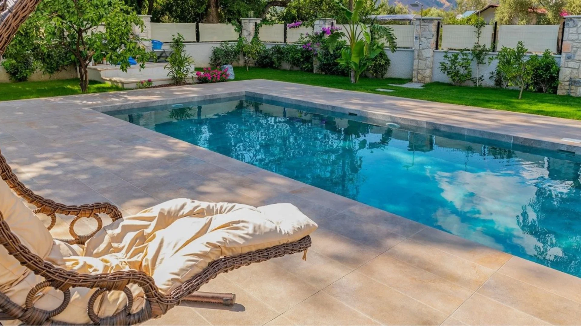 Natural Mocha Antalya Villa Havuzu Projesi