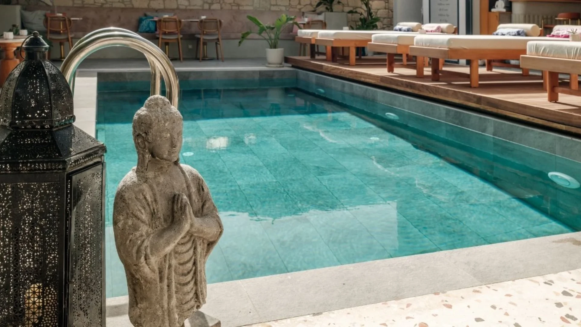 Monk Boutique Hotel Alaçatı Otel Havuzu Projesi