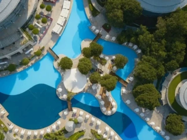 Calista Luxury Resort Hotel Pool Project