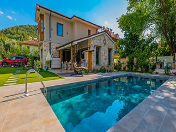 Natural Mocha Antalya Villa Havuzu Projesi