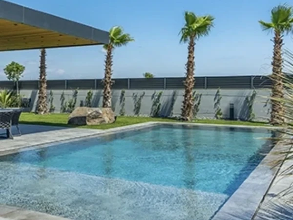 Antique Grey İzmir Çeşme Villa Havuzu Projesi
