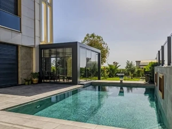 Antique Grey İstanbul Villa Havuzu Projesi