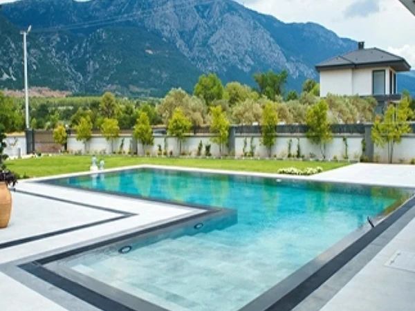Antique Grey Bodrum Muğla Villa Havuzu Projesi