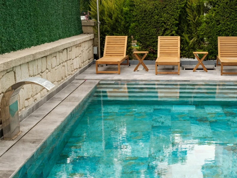 Serastone Çeşme Villa Havuzu Projesi