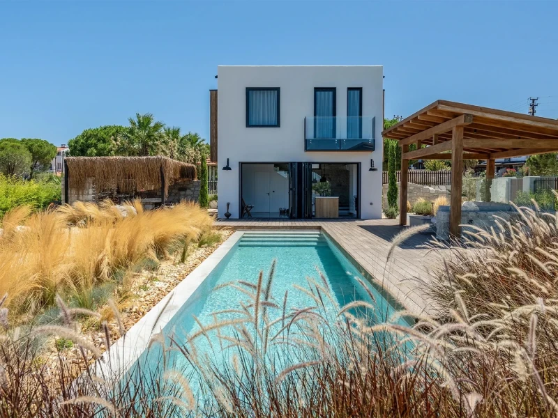 Antique Beige İzmir Çeşme Villa Pool Project