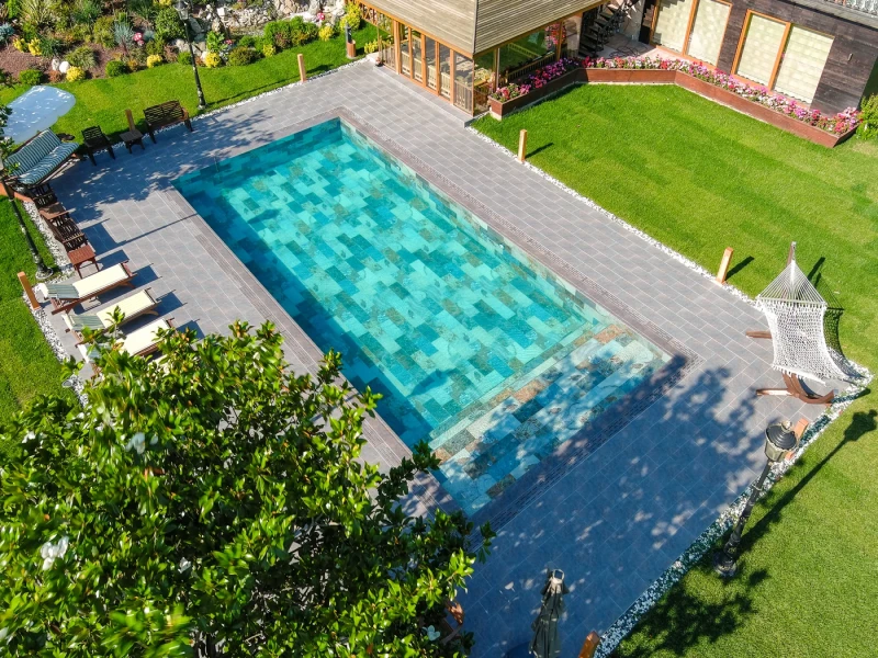 Projet De Piscine De Villa Fossil Mix İstanbul
