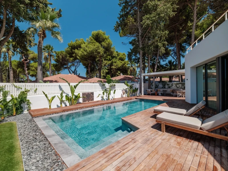 Antique Grey İzmir Şantiye Evleri Villa Havuzu Projesi