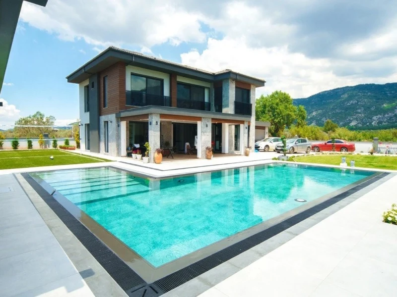 Antique Grey Bodrum Muğla Villa Havuzu Projesi