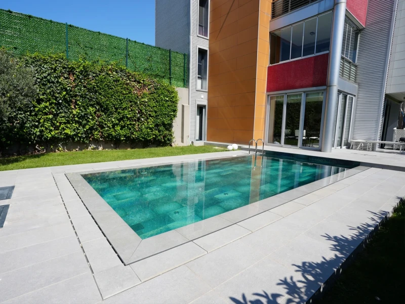 Olcay Mix Cement Grey Villa Pool Project