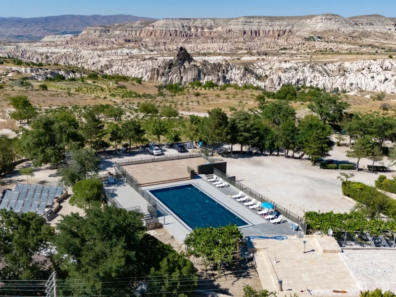 Kapadokya Kaya Camping Otel Havuzu Projesi