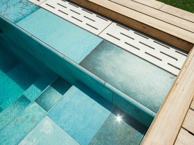 Firuze Mix Çeşme Villa Schwimmbad Projekt