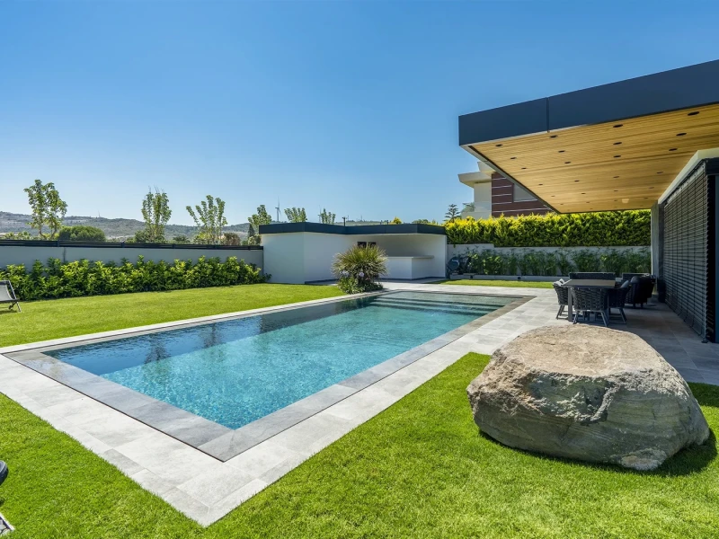 Antique Grey İzmir Çeşme Villa Pool Project