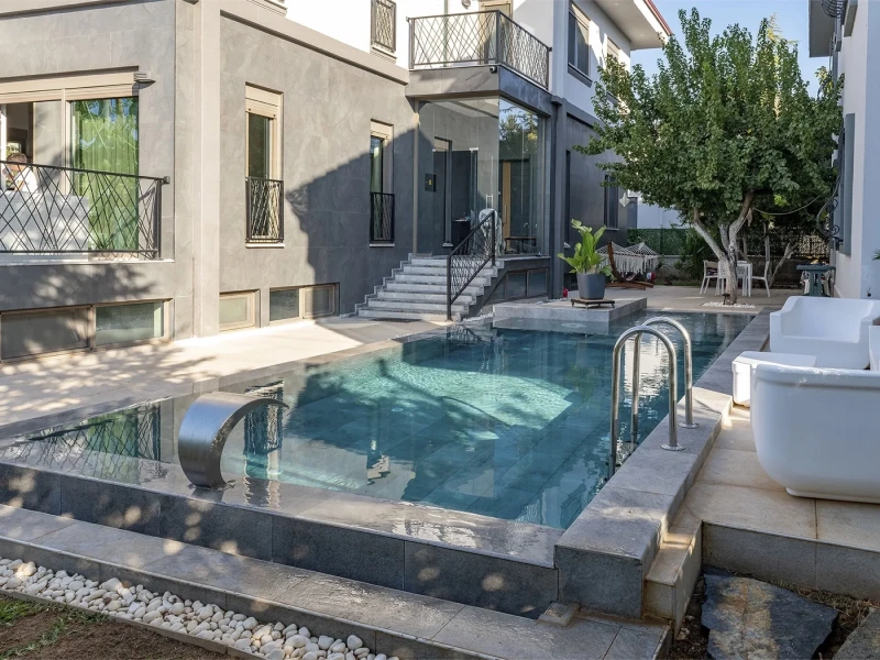 Antique Grey Antalya Döşemaltı Villa Havuzu Projesi