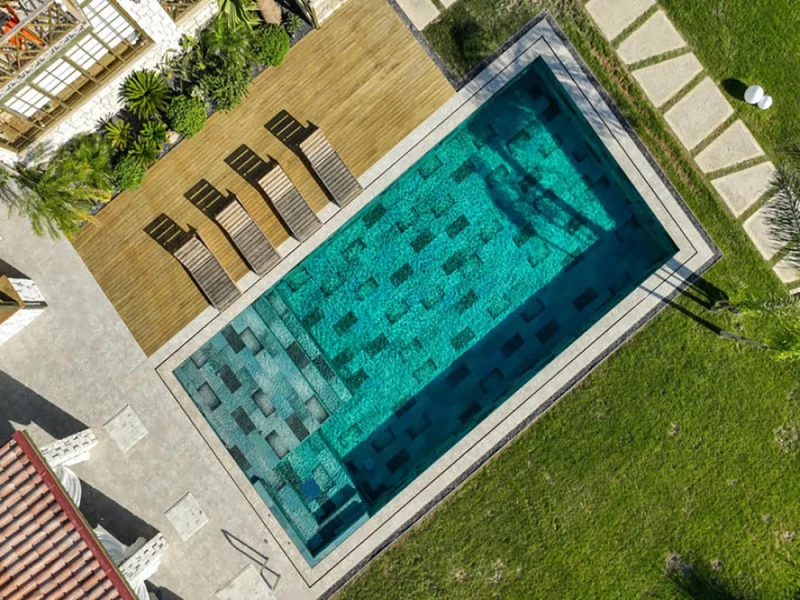 Proyecto de Piscina de Villa Firuze Mix İzmir