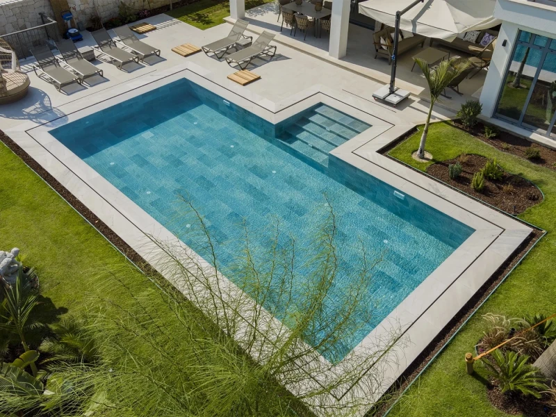 Firuze Mix Bodrum Villa Havuzu Projesi