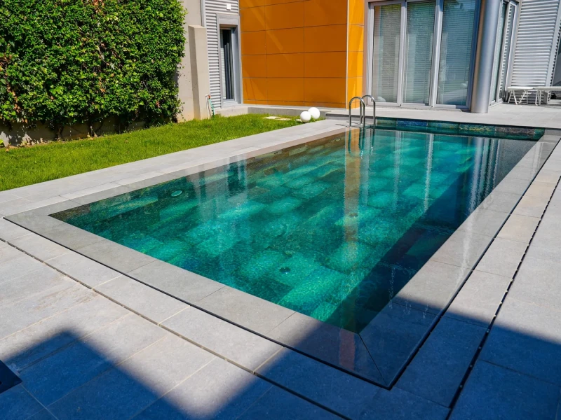 Olcay Mix Cement Grey Villa Havuzu Projesi