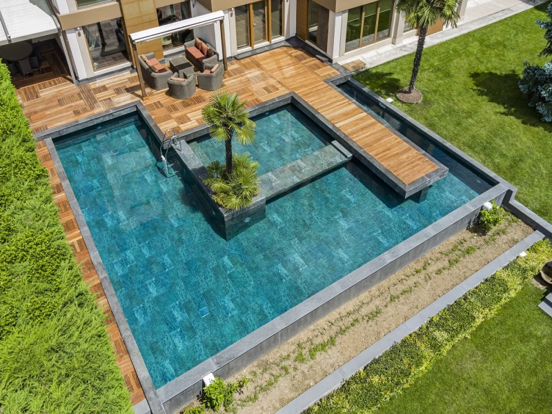 Verde Guatemala Acarkent Sitesi Konut Havuzu Projesi