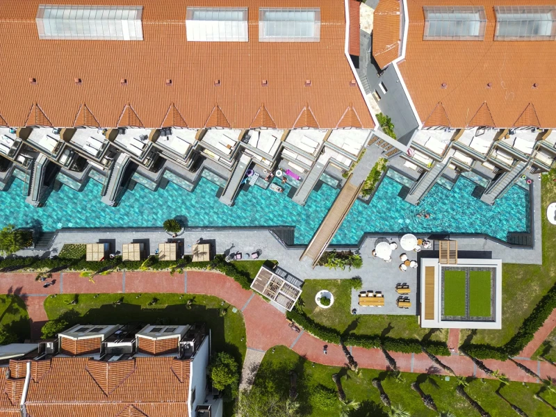 Proyecto de Piscina del Hotel Club Tuana Fethiye