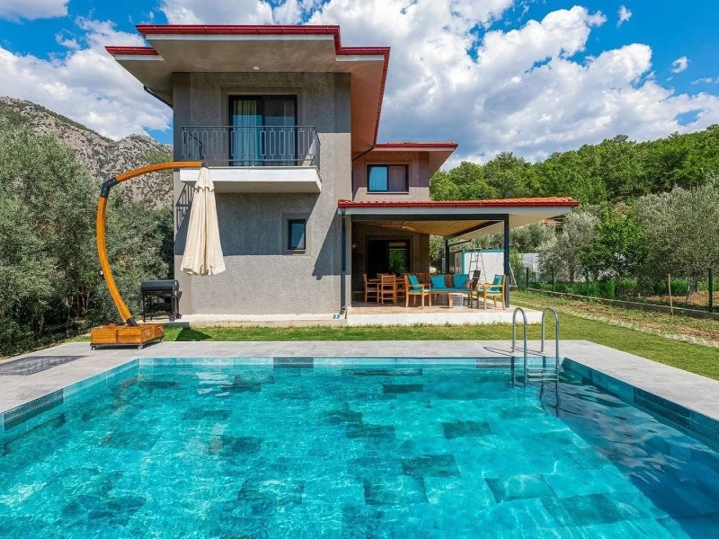 Projet De Piscine De Villa Firuze Mix Fethiye