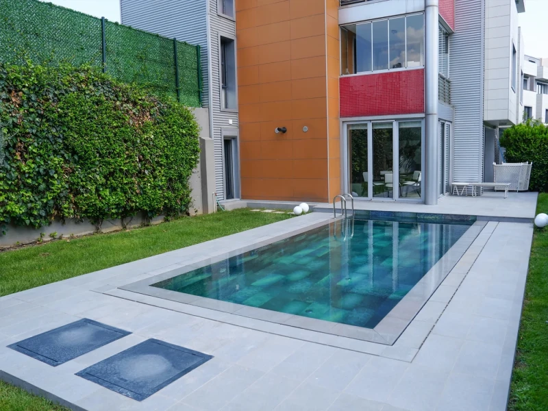 Olcay Mix Cement Grey Villa Havuzu Projesi