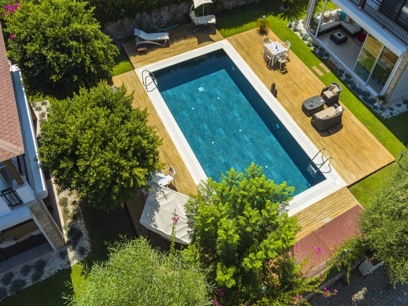 Verde Guatemala Bodrum Проект виллы с бассейном