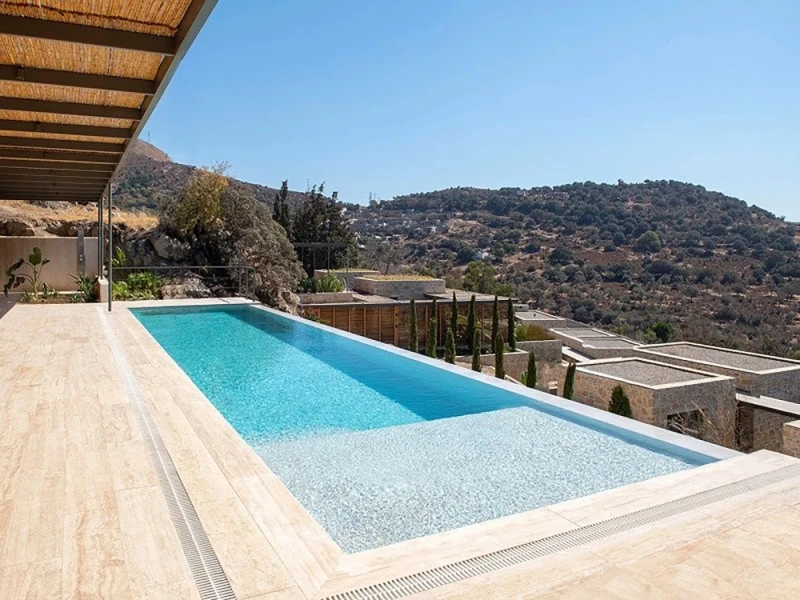 Antique Beige Bodrum Villa Havuzu Projesi