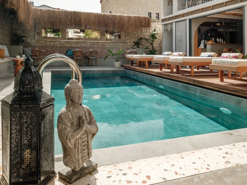 Proyecto de Piscina del Hotel Monk Boutique Alaçatı