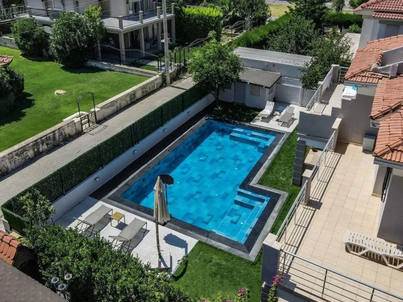Proyecto de Piscina de Villa Blue Bead İzmir