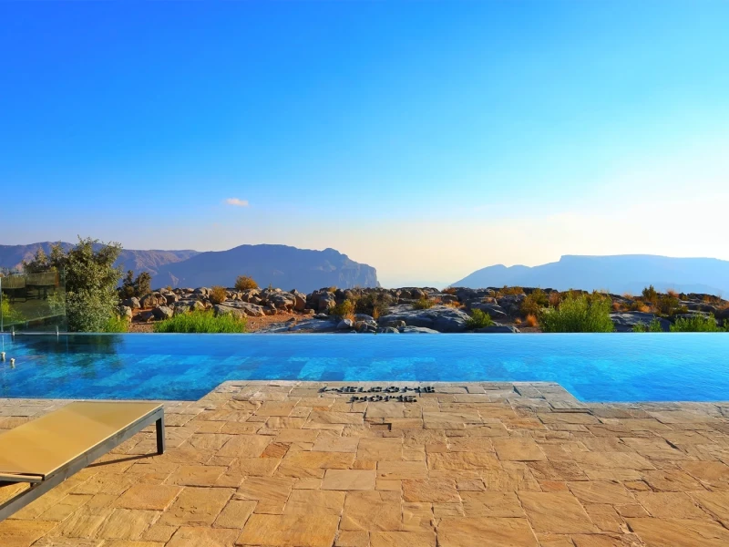 Anantara Al Jabal Al Akhdar Resort Hotel Pool Project