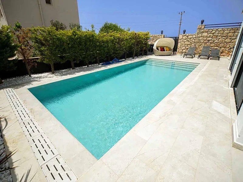 Beige Stone İzmir Villa Havuzu Projesi