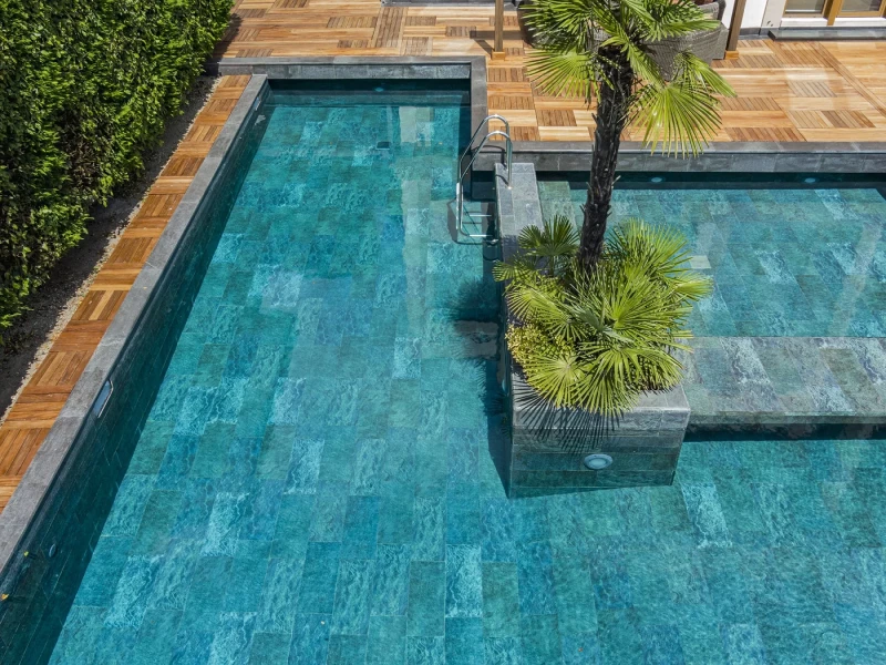 Verde Guatemala Acarkent Site Wohnanlage Schwimmbad Projekt