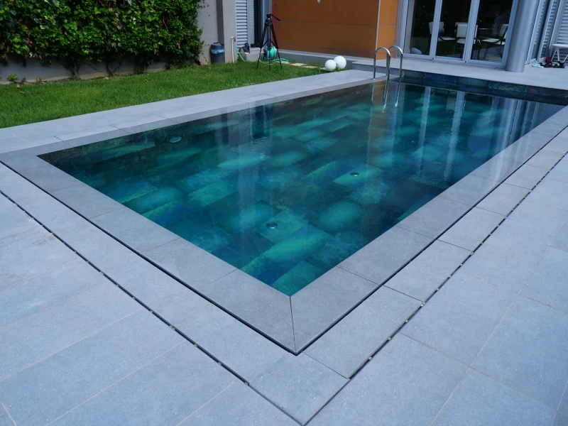 Olcay Mix Cement Grey Villa Havuzu Projesi