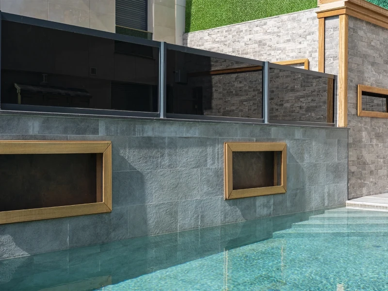 Antique Grey İstanbul Villa Havuzu Projesi