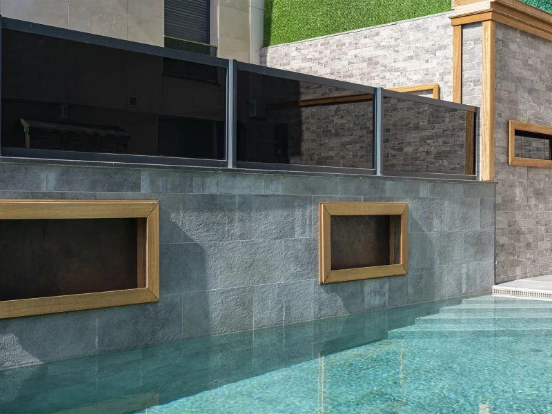 Antique Grey İstanbul Villa Pool Project